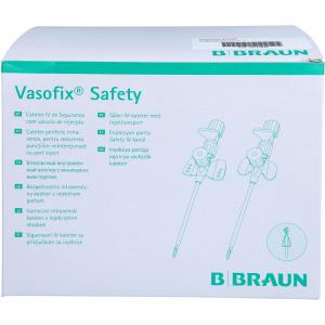 VASOFIX Safety Kanüle 22 G 0,9x25 mm blau