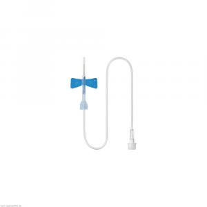 VENODROP Safe Venenp.Best.23 G 19 mm blau DEHP-fr.