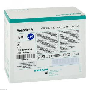 VENOFIX A Venenpunktionsbest.23 G 0,65 mm blau