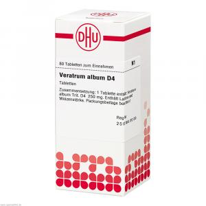 VERATRUM ALBUM D 4 Tabletten