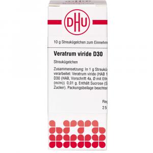 VERATRUM VIRIDE D 30 Globuli