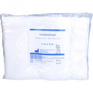 VERBANDMULL 1x5 m unsteril