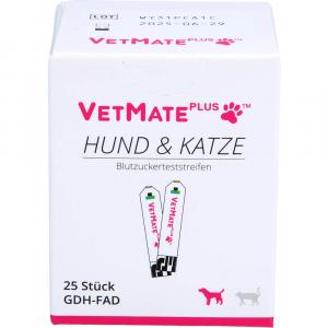 VETMATE PLUS Blutzuckerteststreifen Hund+Katze