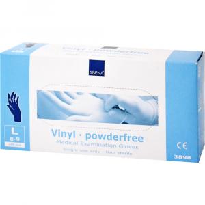 VINYL Handschuhe puderfrei large blau