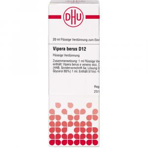 VIPERA BERUS D 12 Dilution