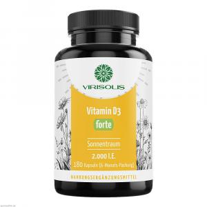 VIRISOLIS Vitamin D3 forte 2.000 I.E. Kapseln