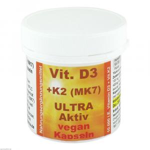 VIT.D3+K2 Ultra Aktiv 10.000 I.E. Kapseln