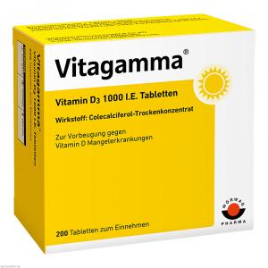 VITAGAMMA Vitamin D3 1.000 I.E. Tabletten