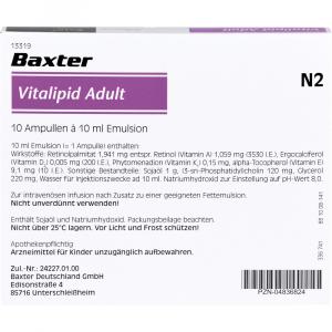 VITALIPID Adult Emulsion zur Infusion Ampullen