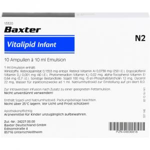 VITALIPID Infant Emulsion zur Infusion Ampullen