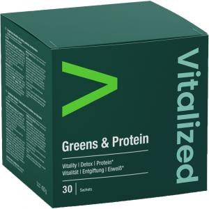 VITALIZED Greens & Protein Sachets