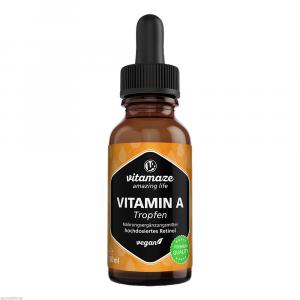 VITAMIN A 500 μg hochdosiert vegan Tropfen