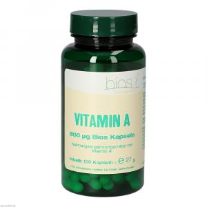 VITAMIN A 800 μg Bios Kapseln