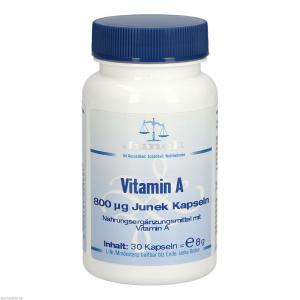 VITAMIN A 800 μg Junek Kapseln
