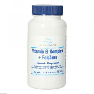 VITAMIN B KOMPLEX+Folsäure Junek Kapseln