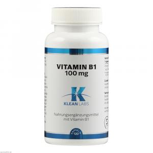 VITAMIN B1 100 mg KLEAN LABS Kapseln