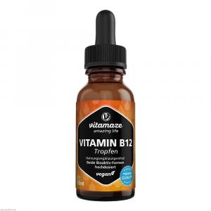 VITAMIN B12 100 μg hochdosiert vegan Tropfen