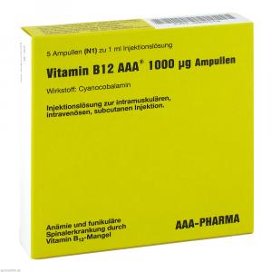 VITAMIN B12 AAA 1000 μg Ampullen Injektionslsg.