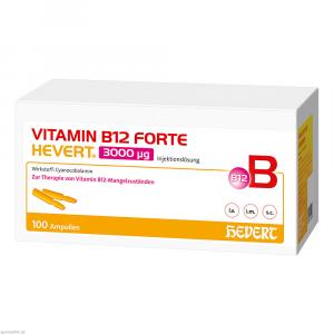 VITAMIN B12 FORTE Hevert 3000 μg Inj.-Lsg.Amp.