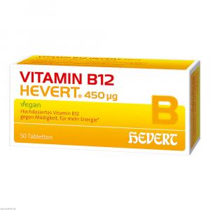 VITAMIN B12 HEVERT 450 μg Tabletten