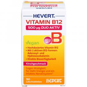 VITAMIN B12 HEVERT 500 μg Duo Aktiv Lutschtabl.