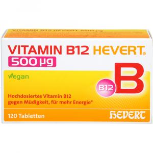 VITAMIN B12 HEVERT 500 μg Tabletten