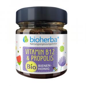 VITAMIN B12 & PROPOLIS Bio Bienenhonig Mischung