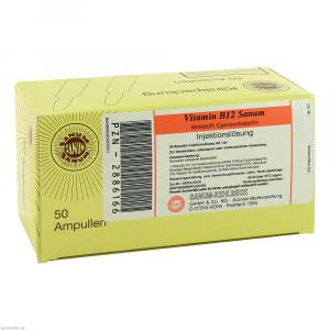 VITAMIN B12 SANUM 1000 μg/ml Injektionslösung Amp.