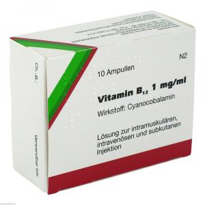 VITAMIN B12 WIEDEMANN 1 mg/ml Injektionslsg.Amp.