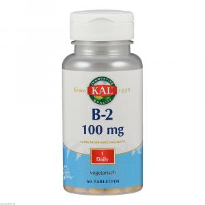 VITAMIN B2 RIBOFLAVIN 100 mg KAL Tabletten