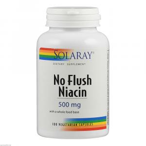 VITAMIN B3 500 mg No Flush Solaray Kapseln