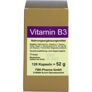 VITAMIN B3 KAPSELN