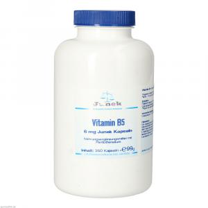 VITAMIN B5 6 mg Junek Kapseln