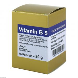 VITAMIN B5 KAPSELN