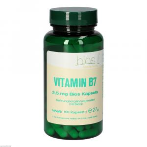 VITAMIN B7 2,5 mg Bios Kapseln
