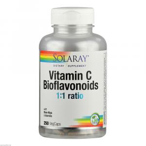 VITAMIN C 500 mg m.Bioflavonoiden 1:1 Solaray Kps.