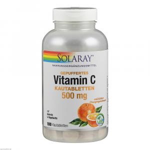 VITAMIN C KAUTABLETTEN 500 mg Orange Solaray