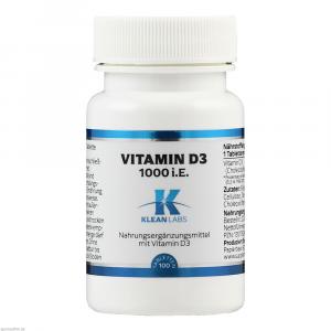 VITAMIN D 1000 I.E. KLEAN LABS Tabletten