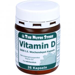 VITAMIN D 5600 I.E. Wochendepot Kapseln