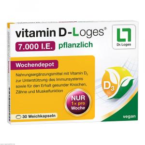 VITAMIN D-LOGES 7.000 I.E. pflanzlich Wochendepot