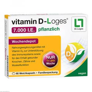 VITAMIN D-LOGES 7.000 I.E. pflanzlich Wochendepot