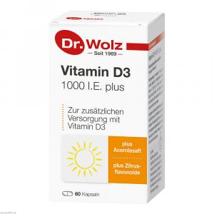 VITAMIN D3 1.000 I.E. plus Dr.Wolz Kapseln