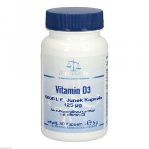 VITAMIN D3 125 μg Junek Kapseln