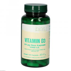VITAMIN D3 25 μg Bios Kapseln