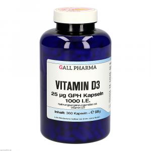 VITAMIN D3 25 μg GPH Kapseln
