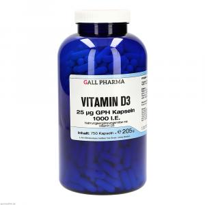 VITAMIN D3 25 μg GPH Kapseln