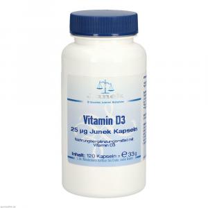 VITAMIN D3 25 μg Junek Kapseln