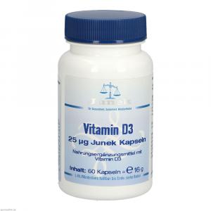 VITAMIN D3 25 μg Junek Kapseln