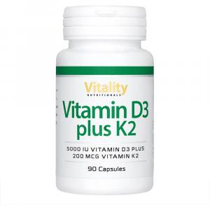 VITAMIN D3 5000 I.E. plus K2 200 μg Kapseln