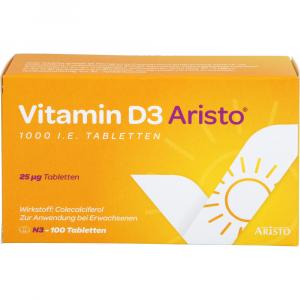 VITAMIN D3 ARISTO 1000 I.E. Tabletten